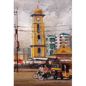 Abdul Hameed, 12 x 18 inch, Acrylic on Canvas, AC-ADHD-191